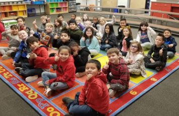  students sitting in a classroom