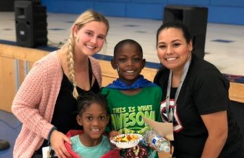 Students with Maryland staff