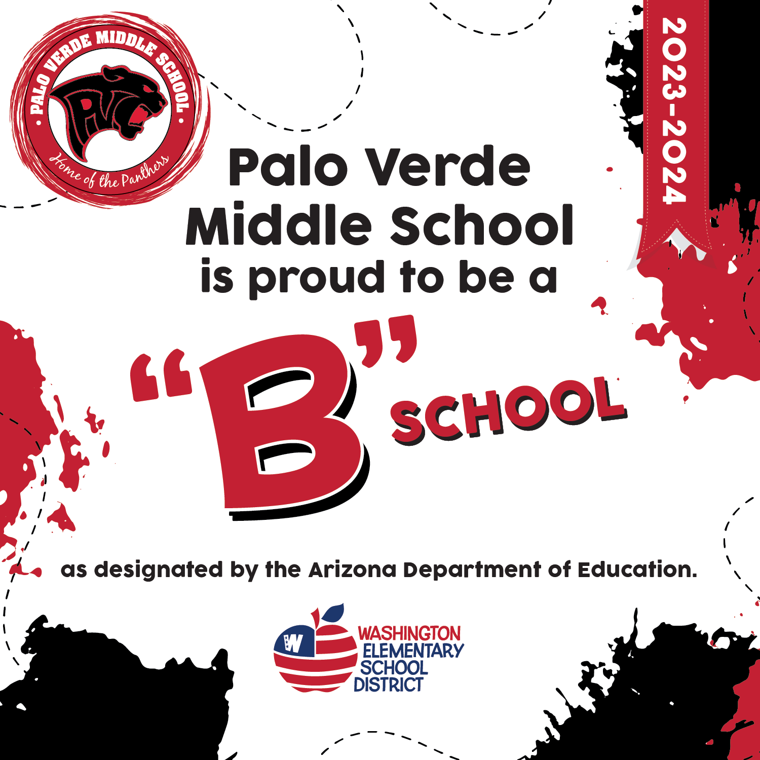  Palo Verde is proud to be a "B" school