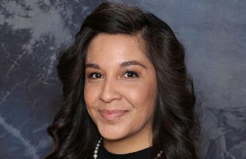  headshot of Pam Hall, principal