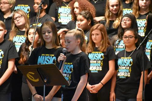singing